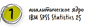 аналитическое ядро IBM SPSS Statistics 25